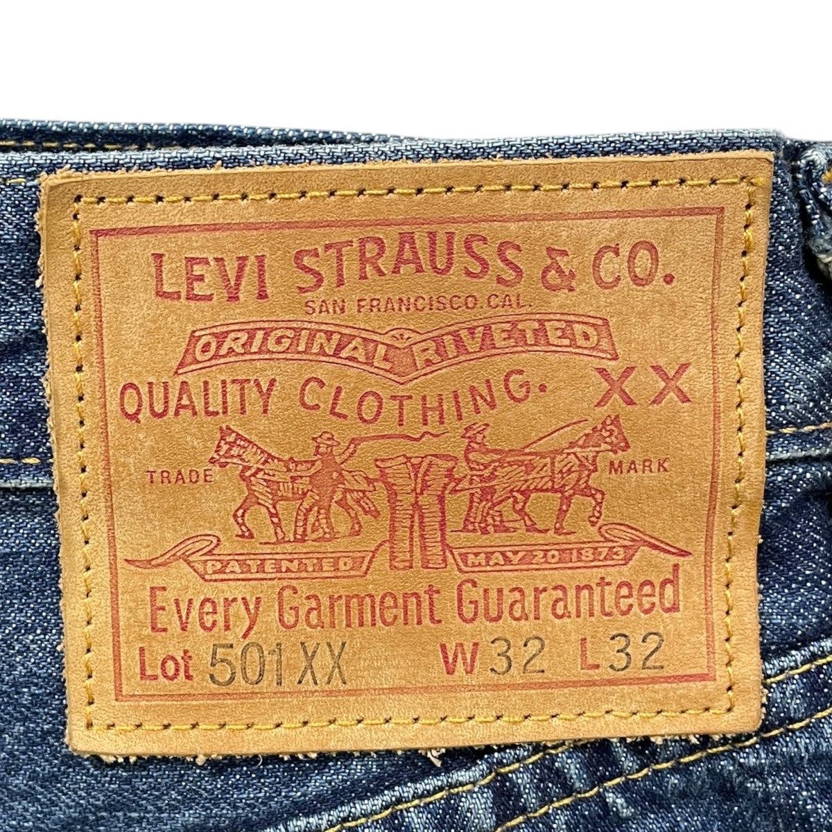 加工デニムパンツ 501XX 47年モデル BIG E 日本製 47501-0227