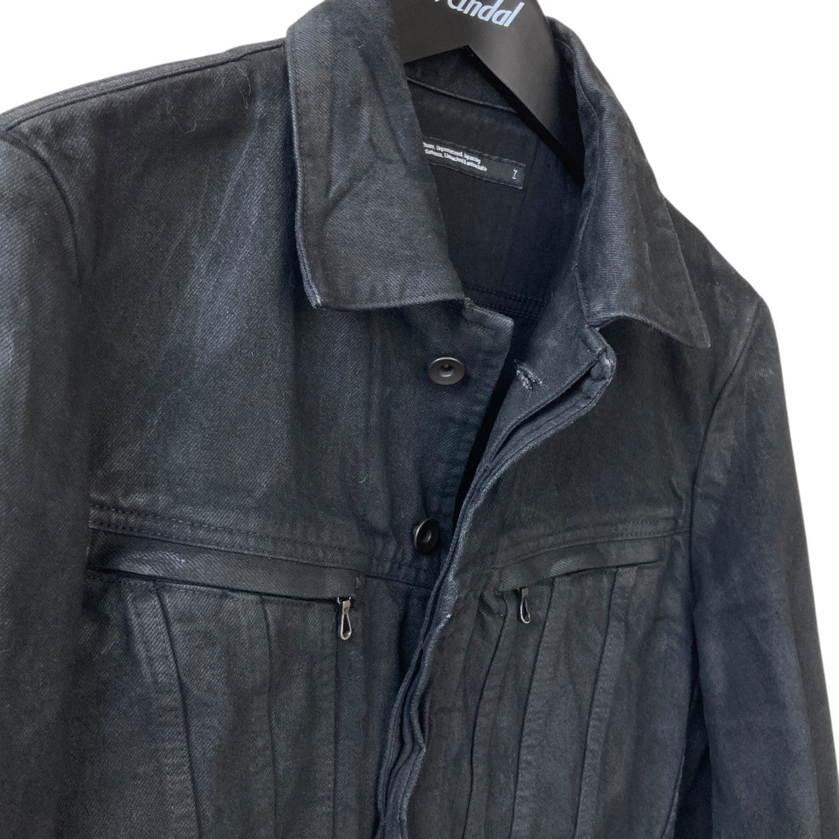 JULIUS 26SS12oz DENIM COATING BLOUSONデニムジャケット937BLM1-C 古着・中古-3枚目のアイテム画像