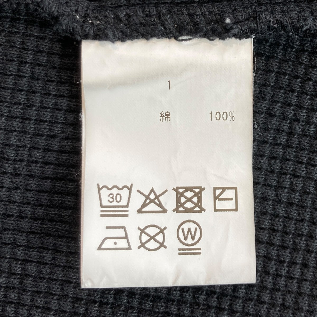 FILTH(フィルス) 25AWeveryday thermalサーマル 長袖Tシャツ ブラック