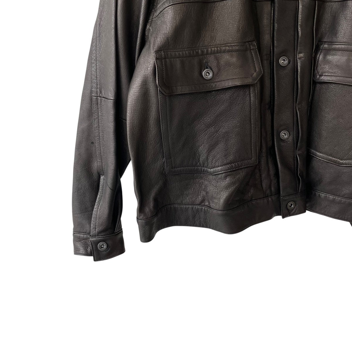TRUCKER JACKETレザージャケット