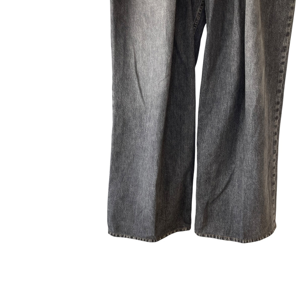 WASHED DENIM WIDE PANTSデニムパンツJLS-02-22