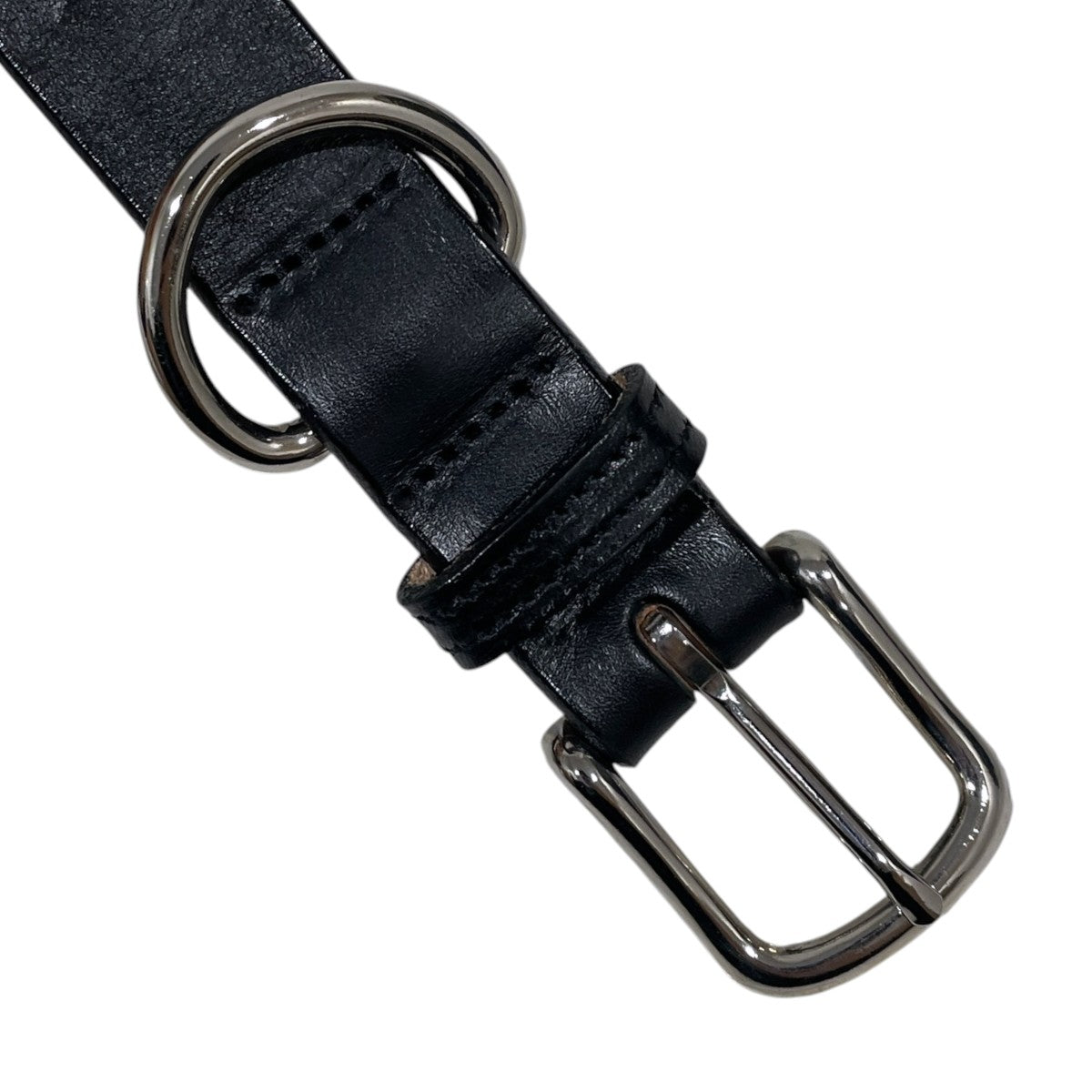 レザーベルト NICKEL D-RING ＆ BUCKLE BELT ニッケル ディーリング アンド バックル ベルト 2556