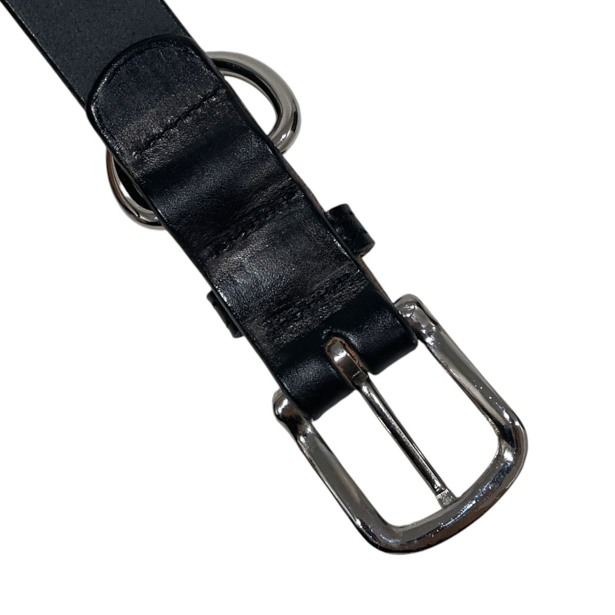 レザーベルト NICKEL D-RING ＆ BUCKLE BELT ニッケル ディーリング アンド バックル ベルト 2556