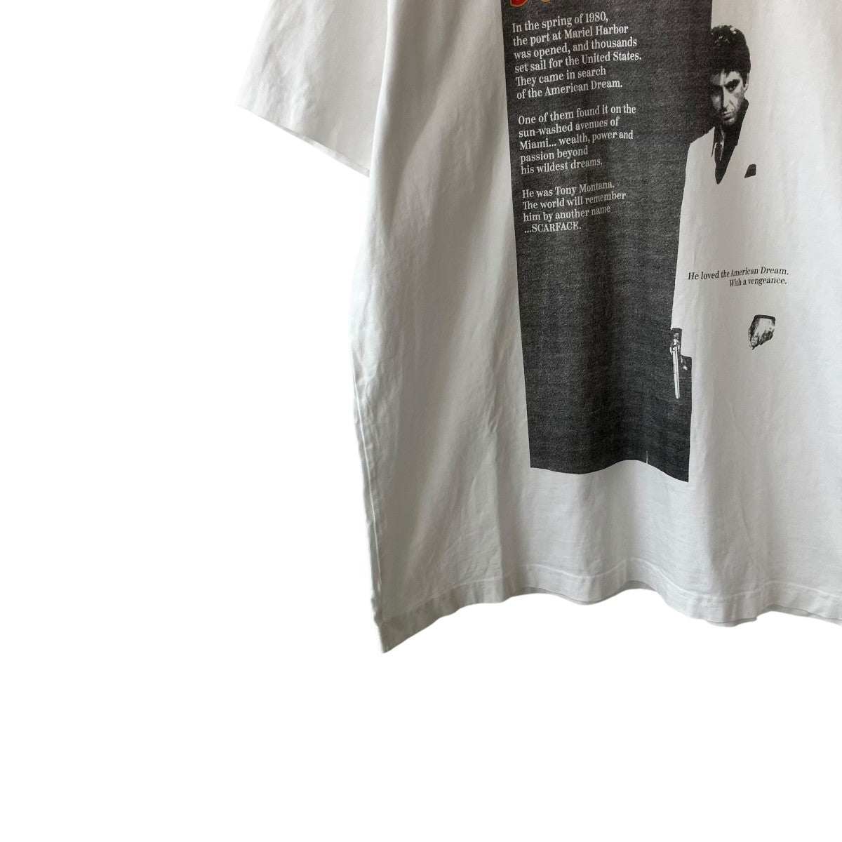 Scarface Film Poster Vintage TeeTシャツ25-073-060-0013-3-0