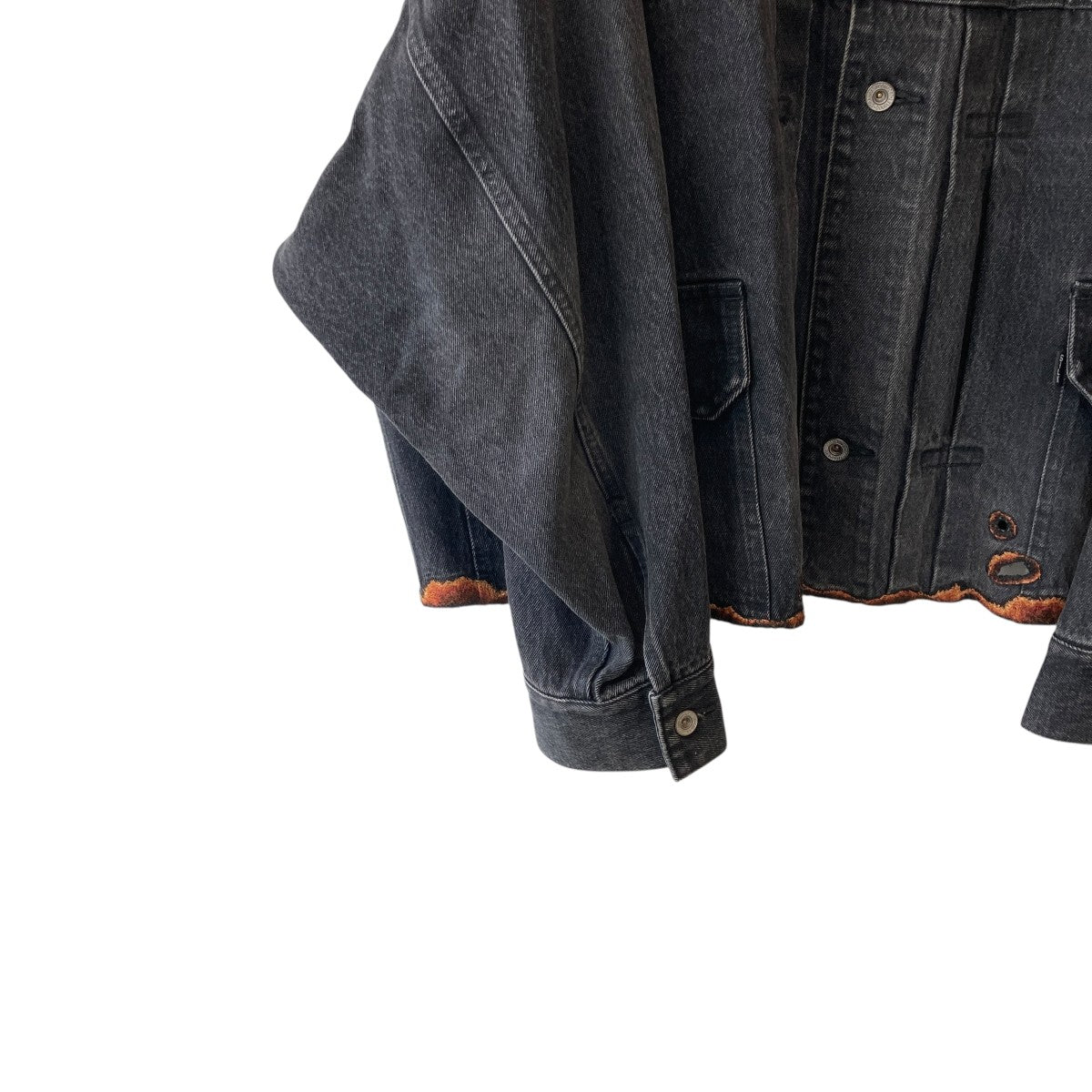 BURNING EMBROIDERY DENIM JACKETデニムジャケット22AW91BN02