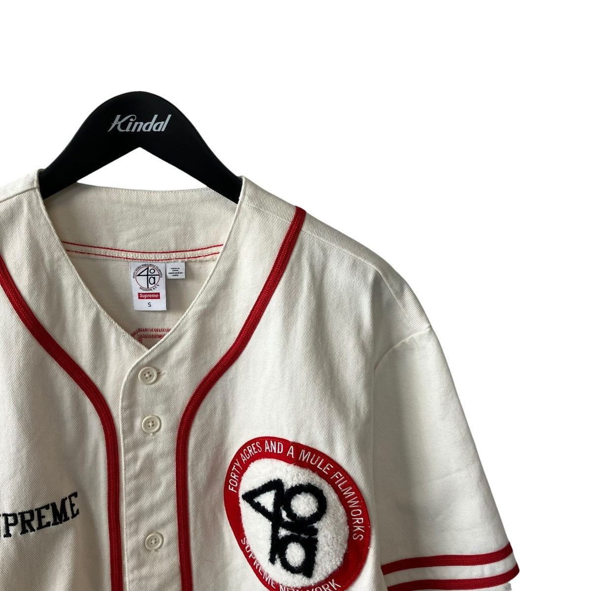 40 Acres Twill Baseball Jersey半袖シャツ