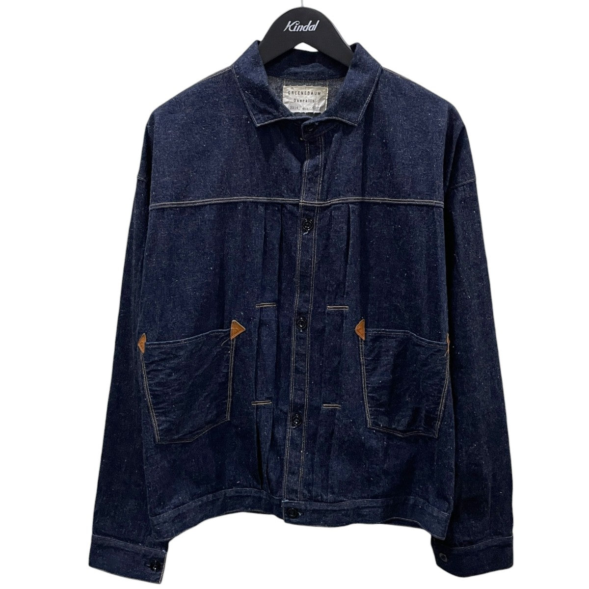24SS デニムジャケット HEAVY LEATHER BOUND BROWSE ヘビー レザー バウンド ブラウス 2214