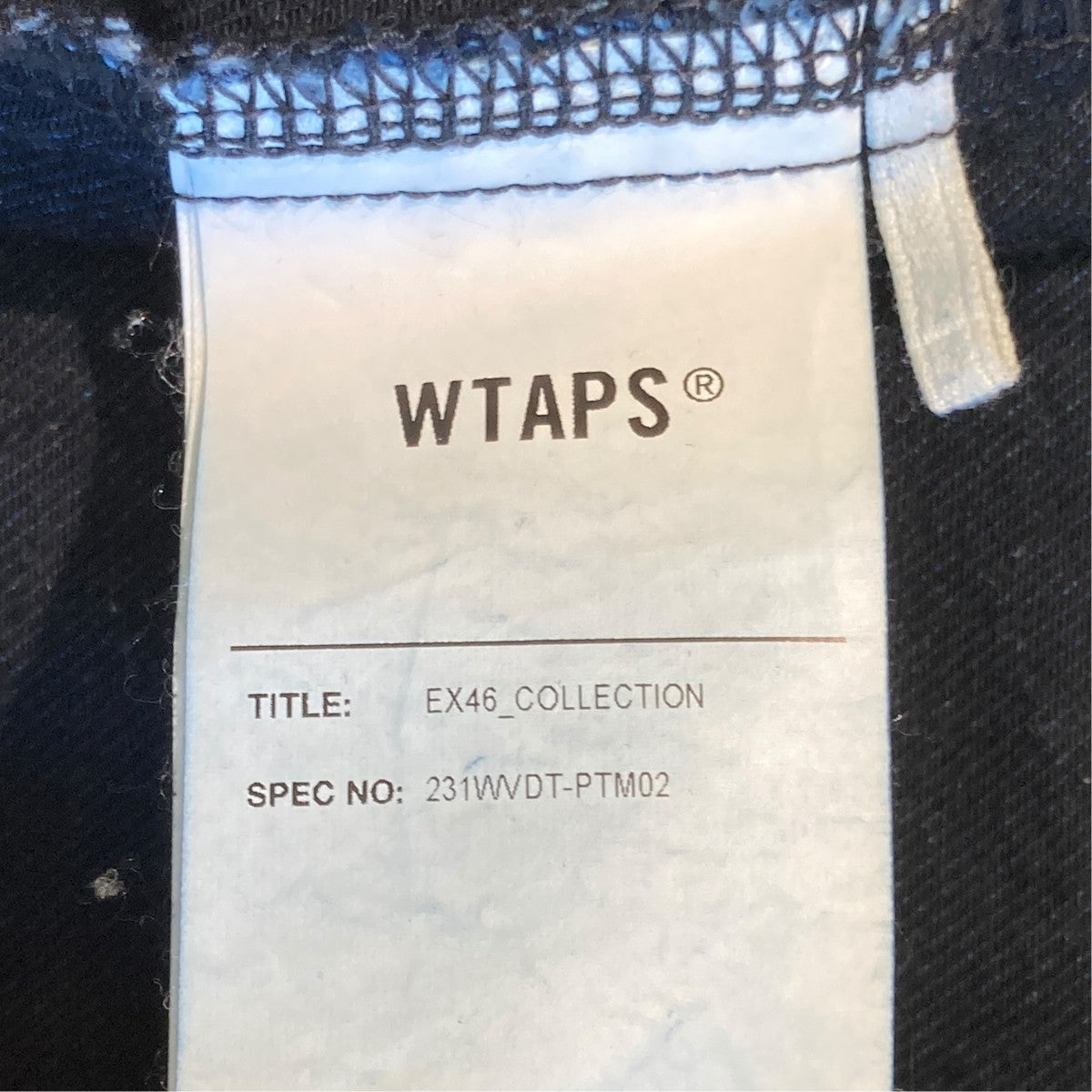 23SSMilt2001 ／ Trousers ／ Cotton． Denimパンツ231WVDT-PTM02
