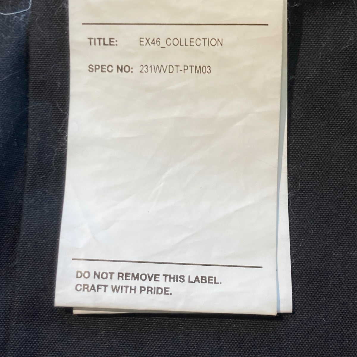 23SSMILT0001 ／ TROUSERS ／ NYCO． OXFORDパンツ231WVDT-PTM03
