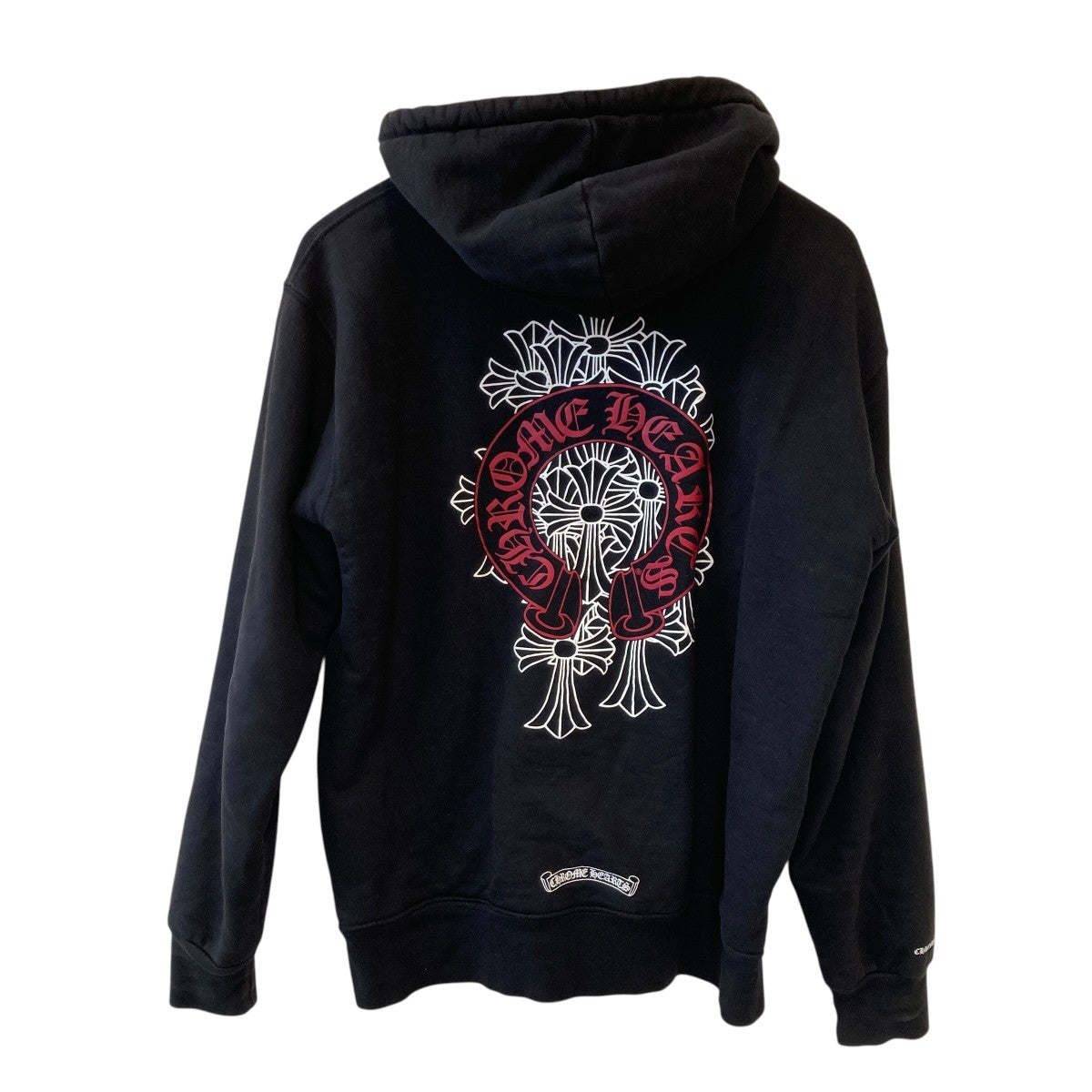 Red Horseshoe Cemetery Cross Zip Up Hoodieジップパーカー