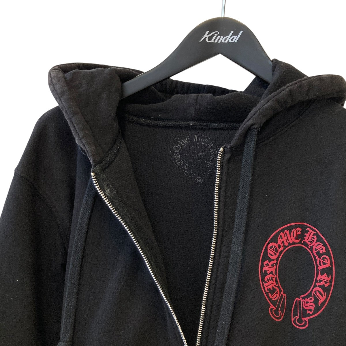 Red Horseshoe Cemetery Cross Zip Up Hoodieジップパーカー