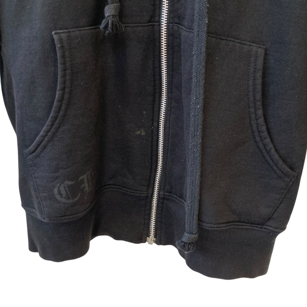Red Horseshoe Cemetery Cross Zip Up Hoodieジップパーカー