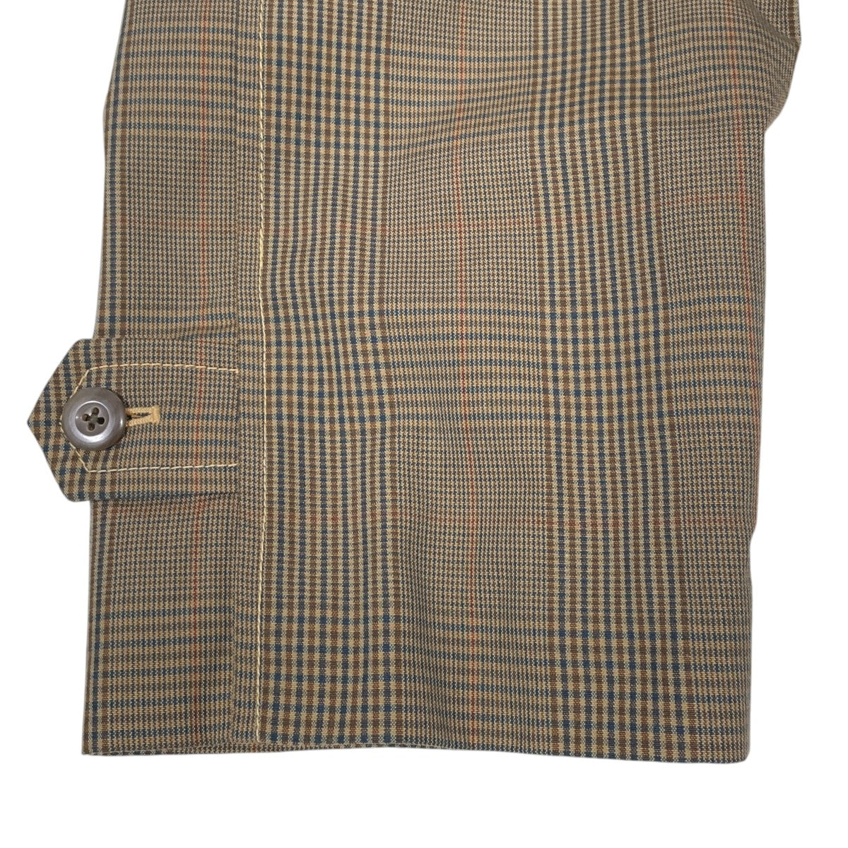 チェック柄ステンカラーコート PLAID-CHECK RAIN WEATHER COAT プレイドチェック レインウェザーコート MJ22017