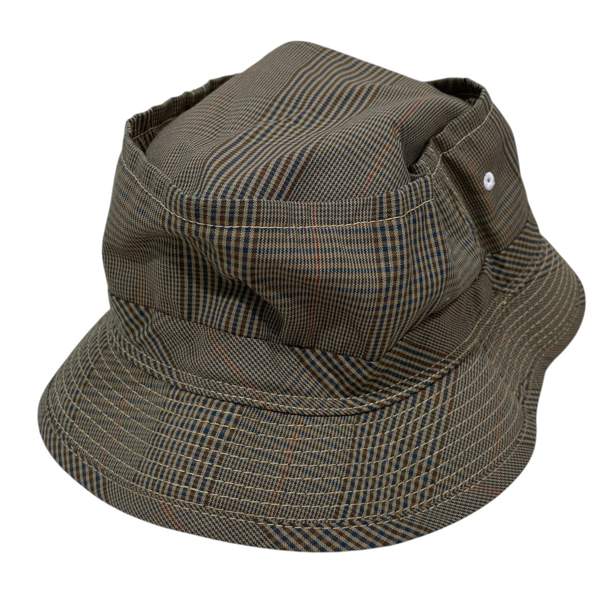 22SS チェック柄ハット PLAID-CHECK RAIN WEATHER HAT プレイドチェック レインウェザーハット MA22013