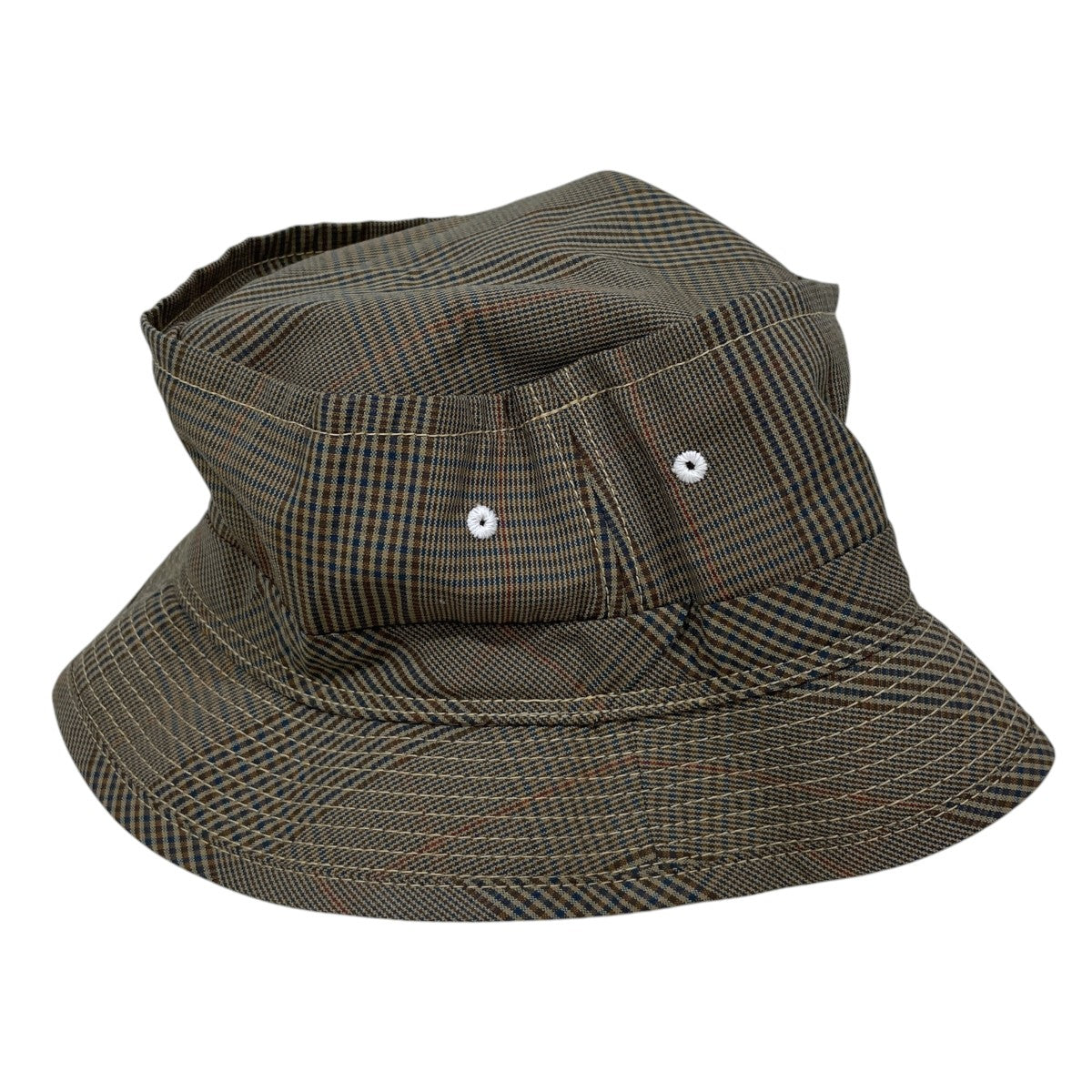 22SS チェック柄ハット PLAID-CHECK RAIN WEATHER HAT プレイドチェック レインウェザーハット MA22013
