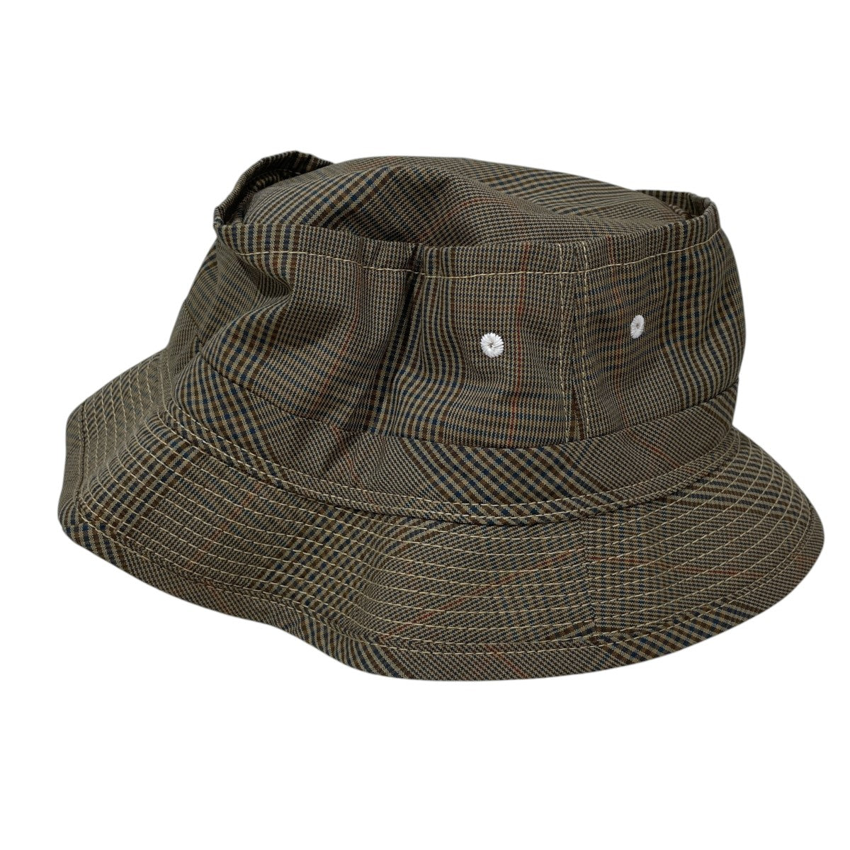 22SS チェック柄ハット PLAID-CHECK RAIN WEATHER HAT プレイドチェック レインウェザーハット MA22013