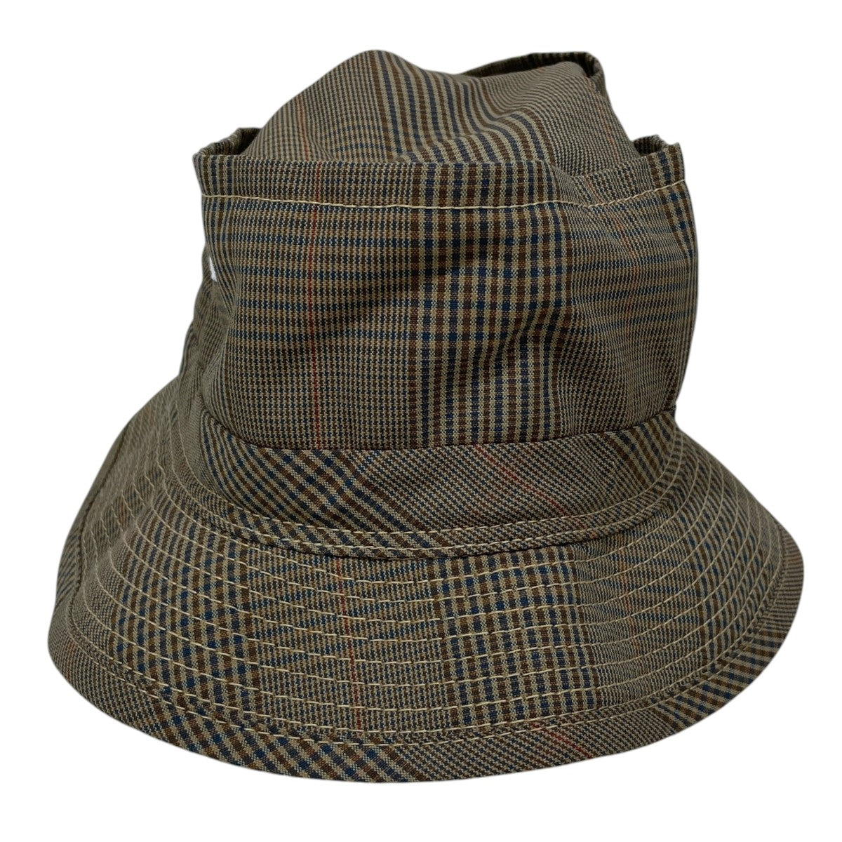 22SS チェック柄ハット PLAID-CHECK RAIN WEATHER HAT プレイドチェック レインウェザーハット MA22013