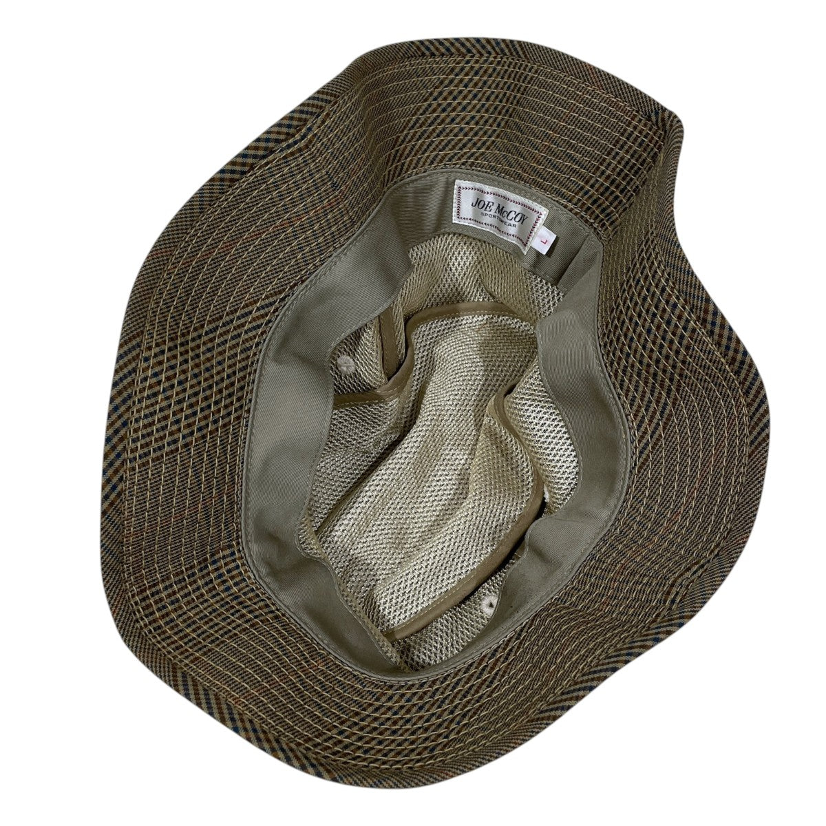 22SS チェック柄ハット PLAID-CHECK RAIN WEATHER HAT プレイドチェック レインウェザーハット MA22013