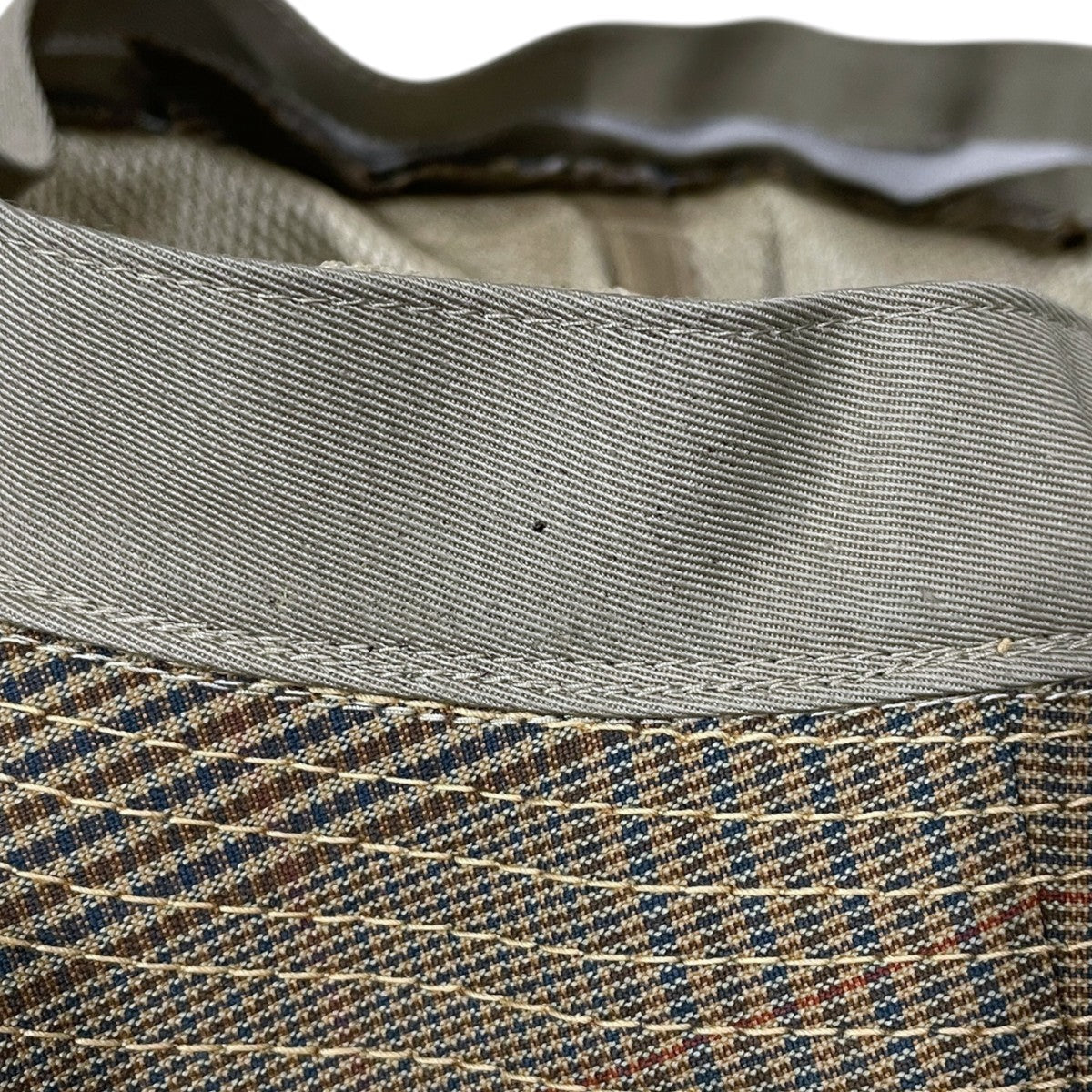 22SS チェック柄ハット PLAID-CHECK RAIN WEATHER HAT プレイドチェック レインウェザーハット MA22013