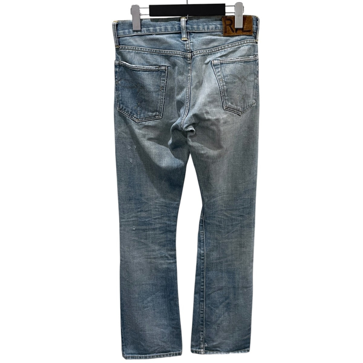 加工デニムパンツ SLIM BOOT CUT JAPAN WOVEN スリムブーツカット ジャパンウーヴン MNRRDNMM4P00035