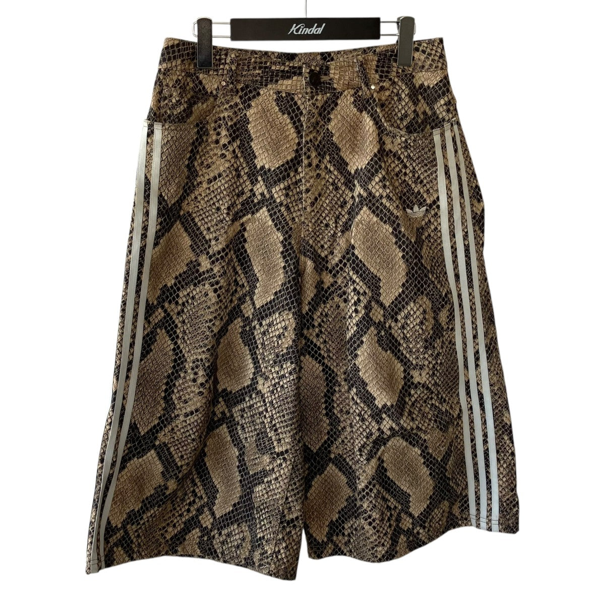 SNAKE PRINT DENIM BERMUDAハーフパンツKX1899