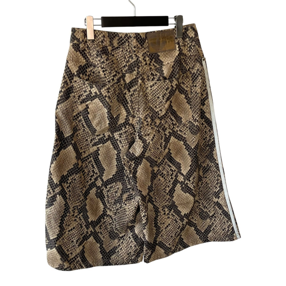 SNAKE PRINT DENIM BERMUDAハーフパンツKX1899