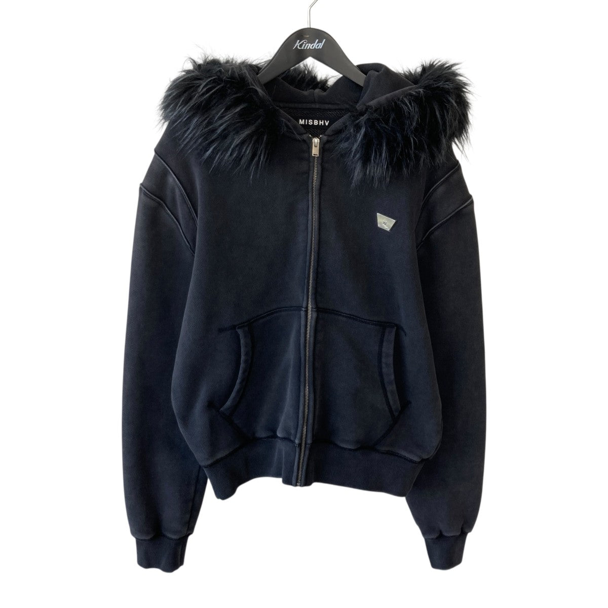 Faux-Fur Trim Hoodieパーカー