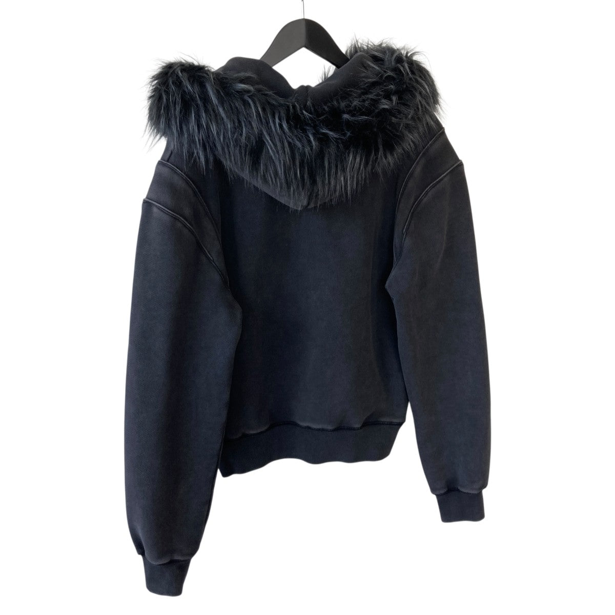 Faux-Fur Trim Hoodieパーカー