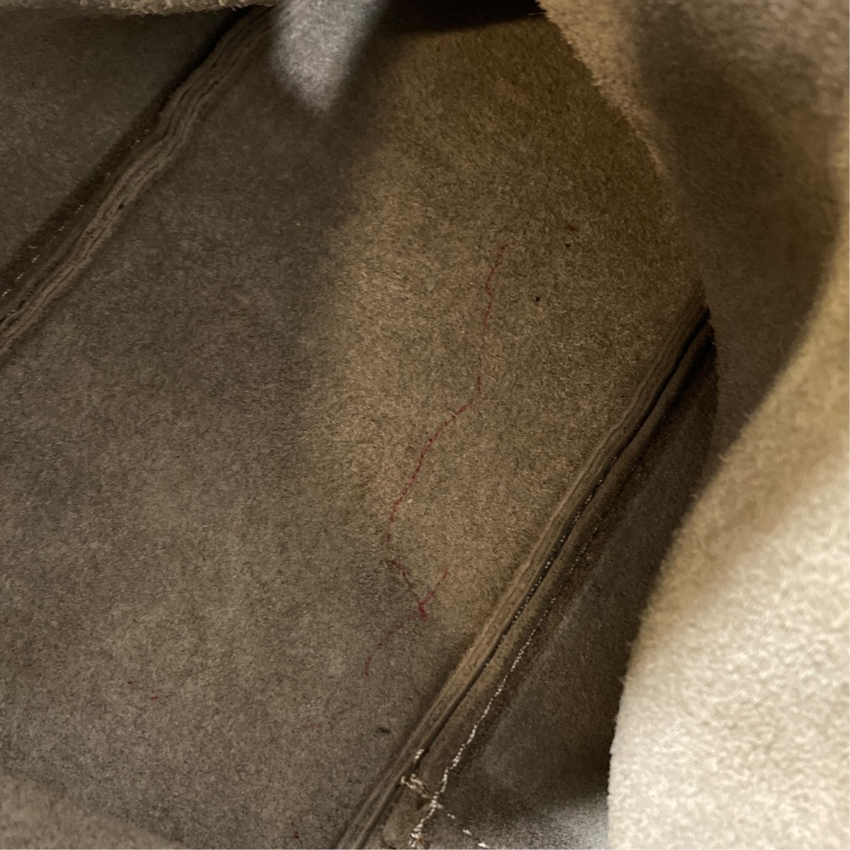 MARY BUCKETレザーショルダーバッグ