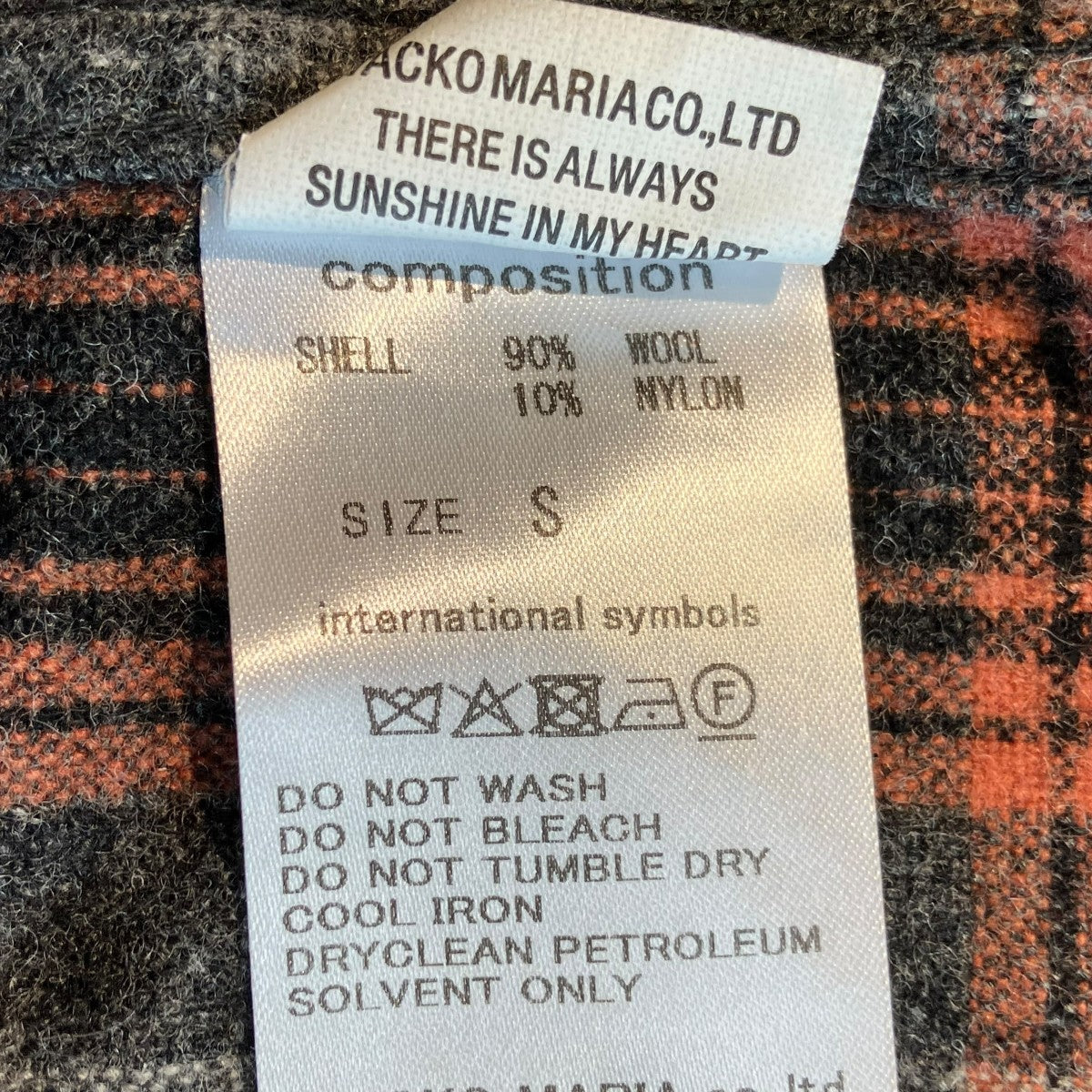 25AWPENDOLTON   WOOL OMBRE CHECK OPEN COLLAR SHIRT長袖シャツ