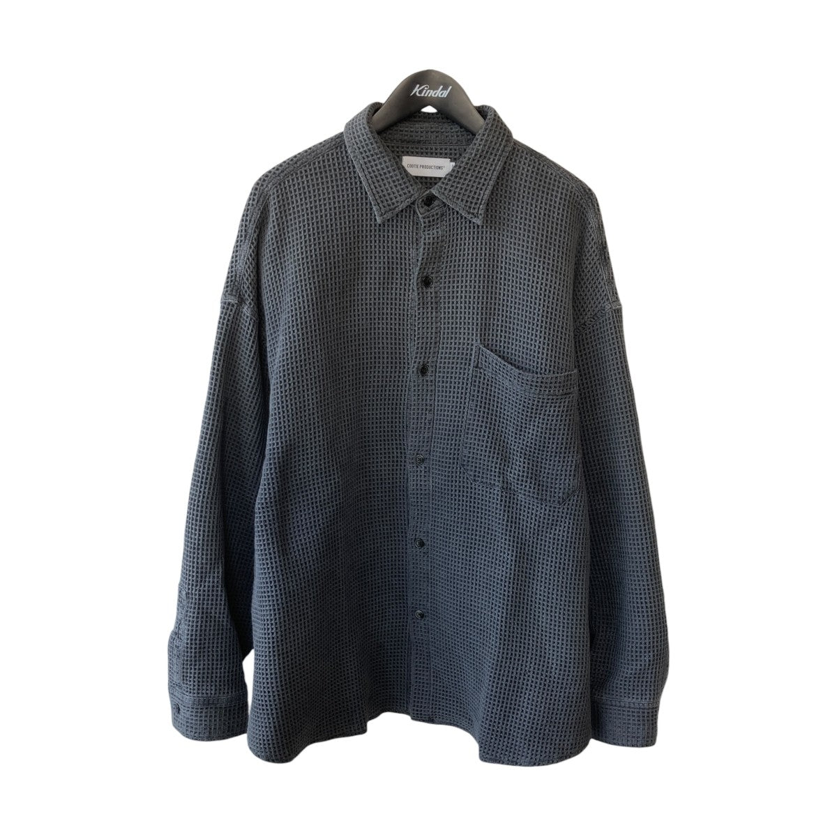 25AWPigment dyed waffle jacket長袖シャツCTE-25A406