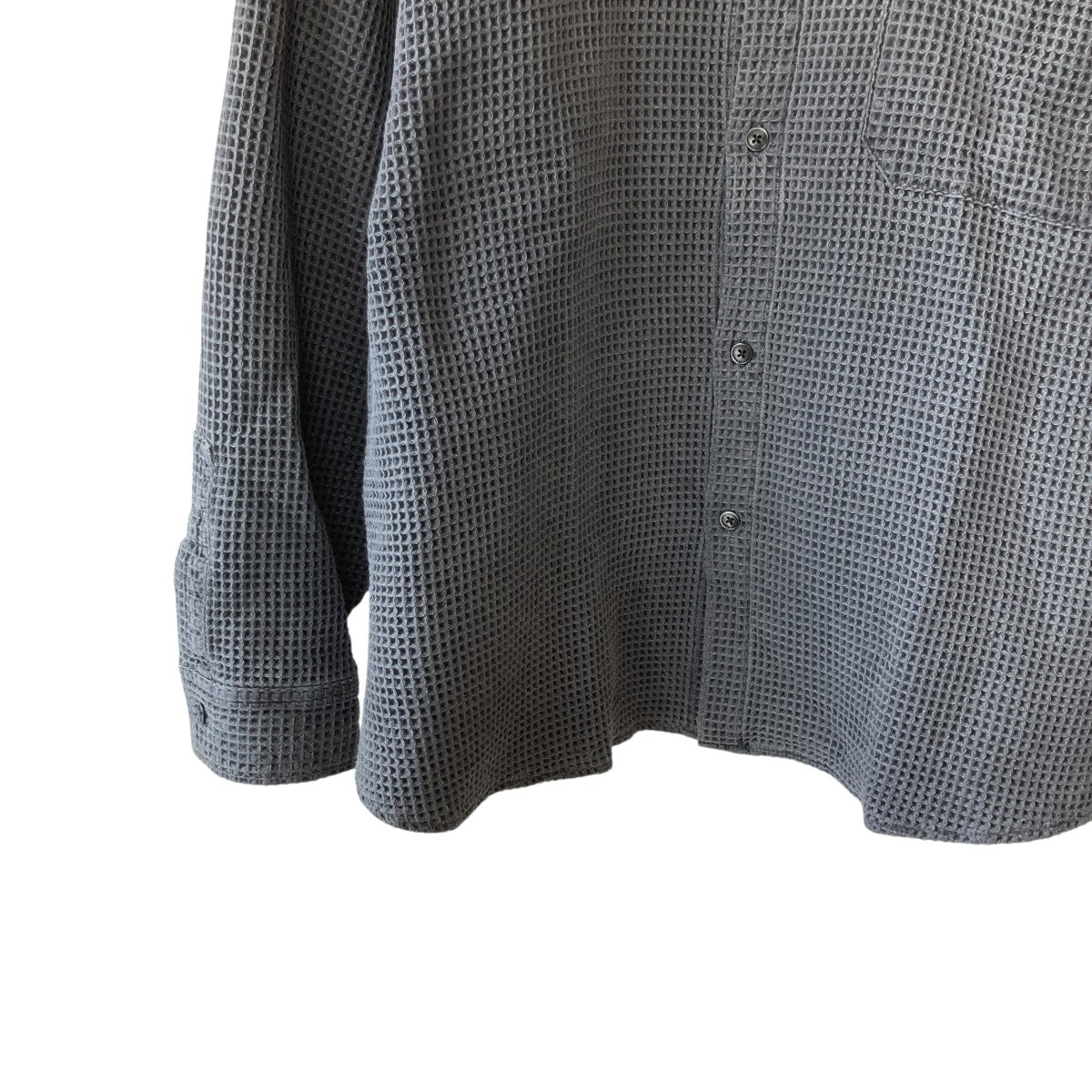 25AWPigment dyed waffle jacket長袖シャツCTE-25A406
