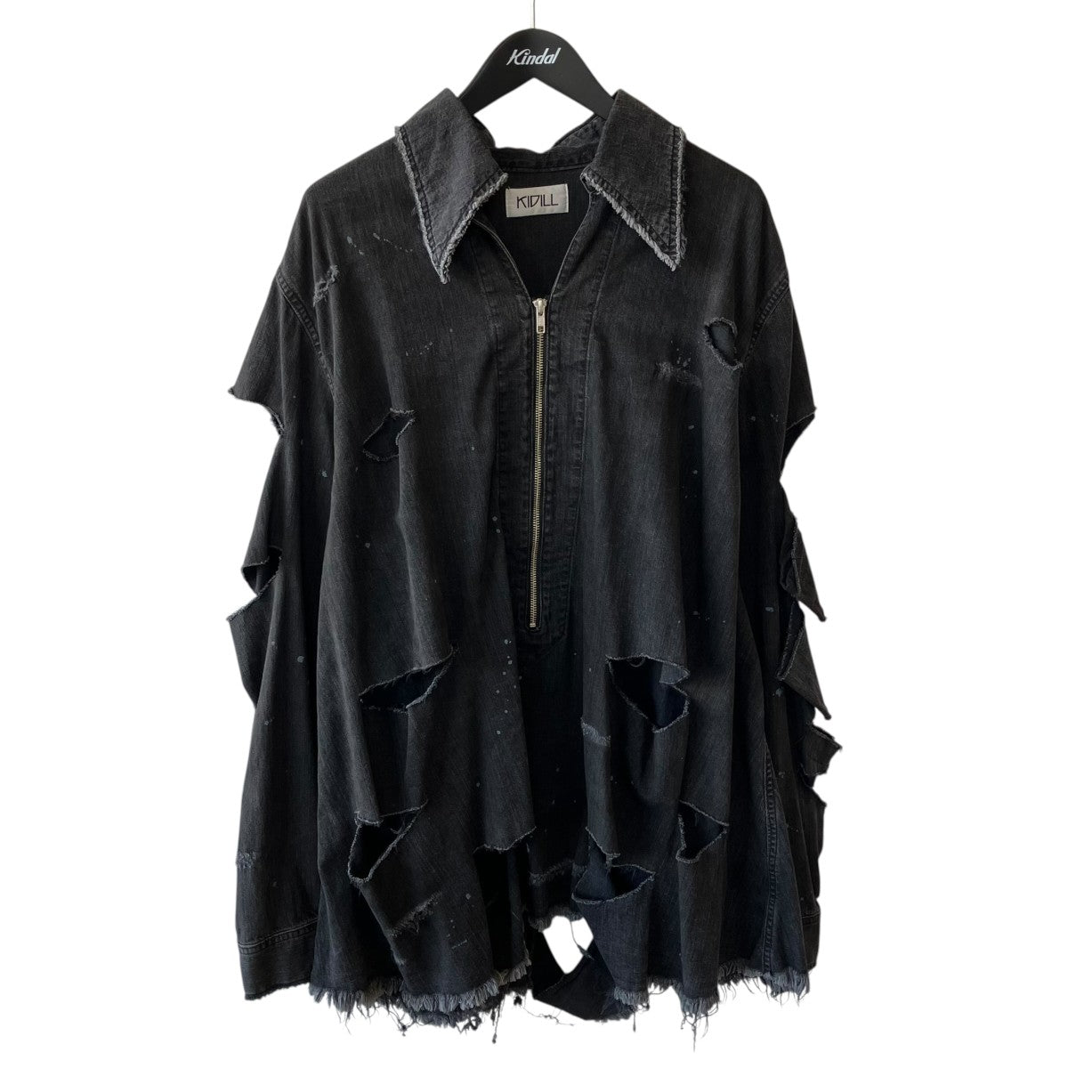 24SSDestroy Pullover Denim Shirts長袖シャツKL798