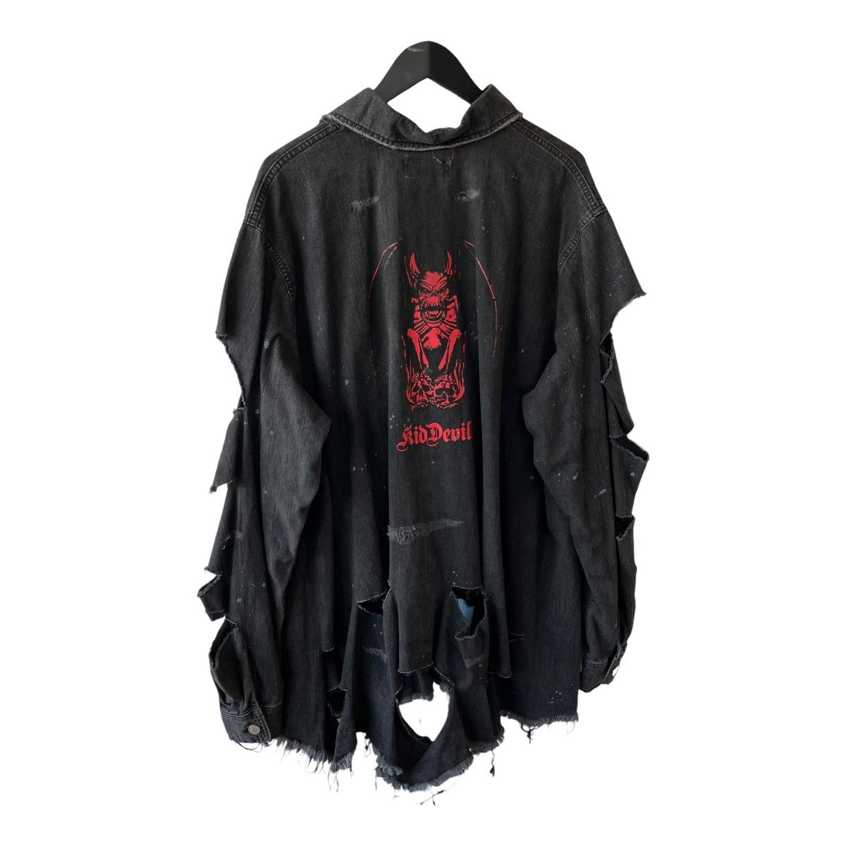 24SSDestroy Pullover Denim Shirts長袖シャツKL798