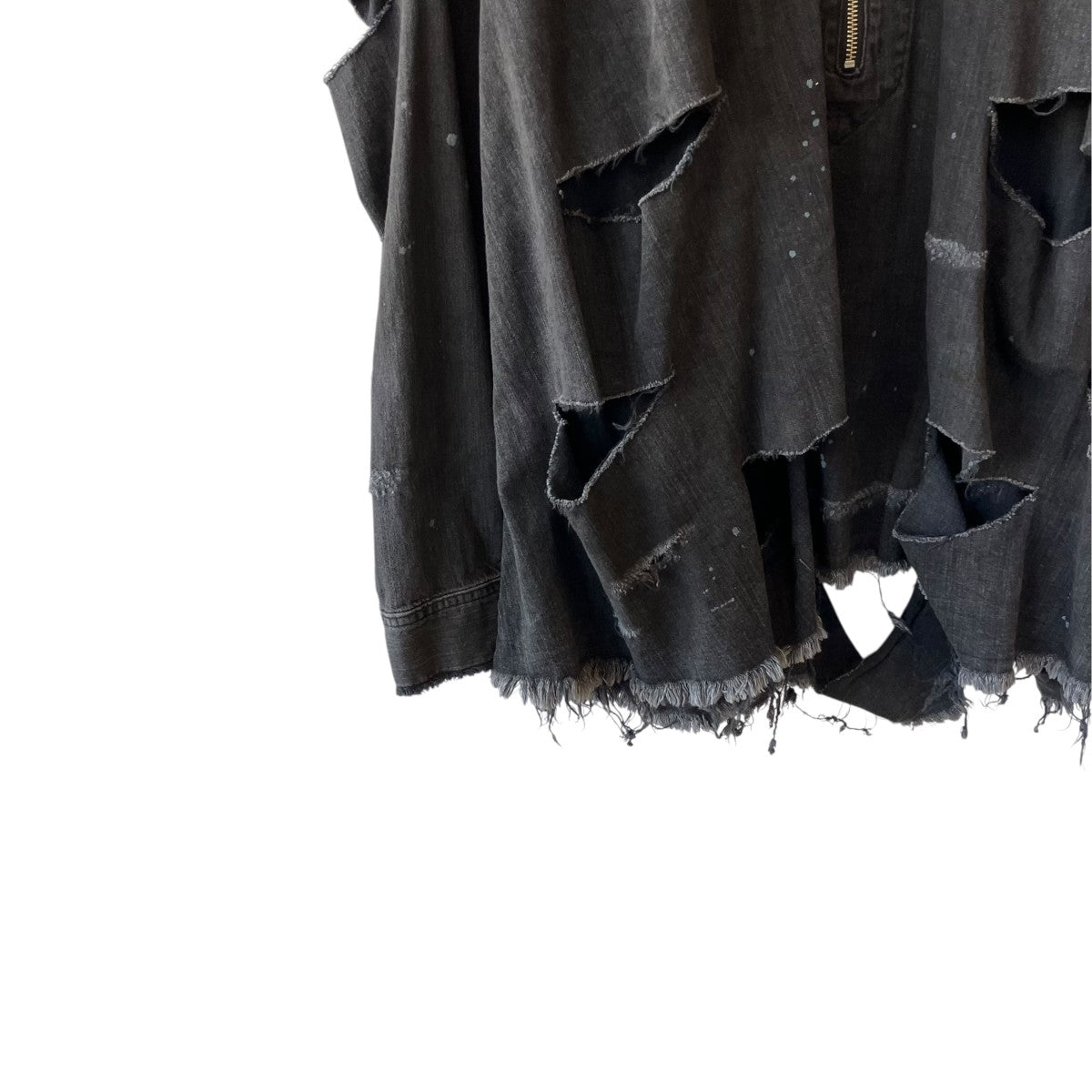 24SSDestroy Pullover Denim Shirts長袖シャツKL798