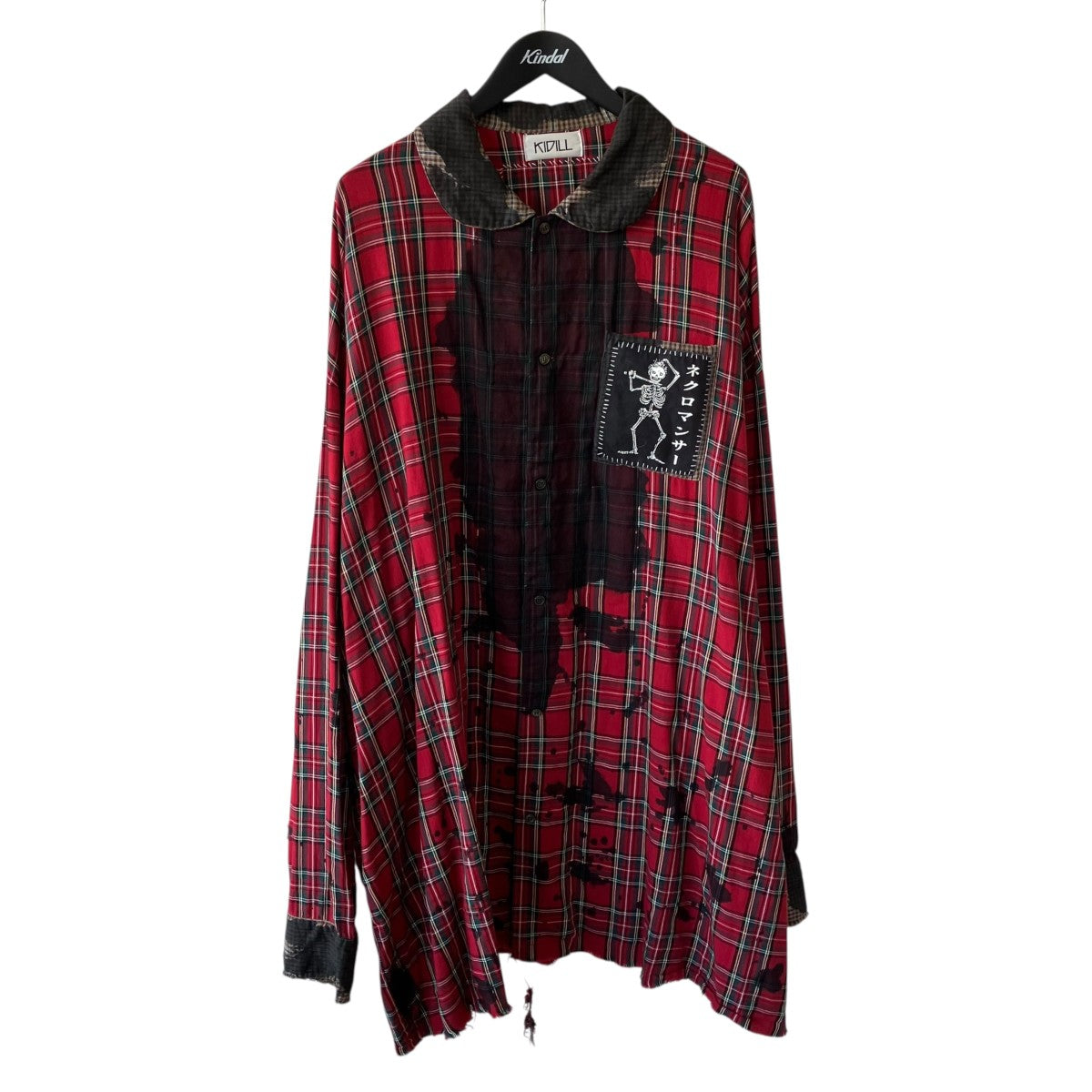 24SSPETER PAN SHIRTチェック長袖シャツKL799