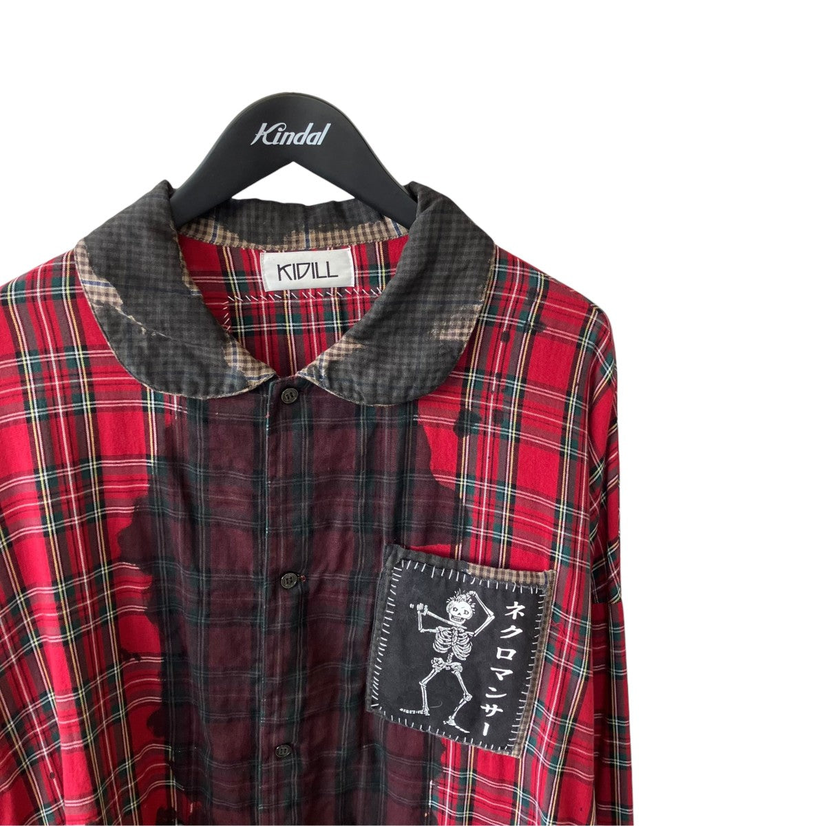 24SSPETER PAN SHIRTチェック長袖シャツKL799