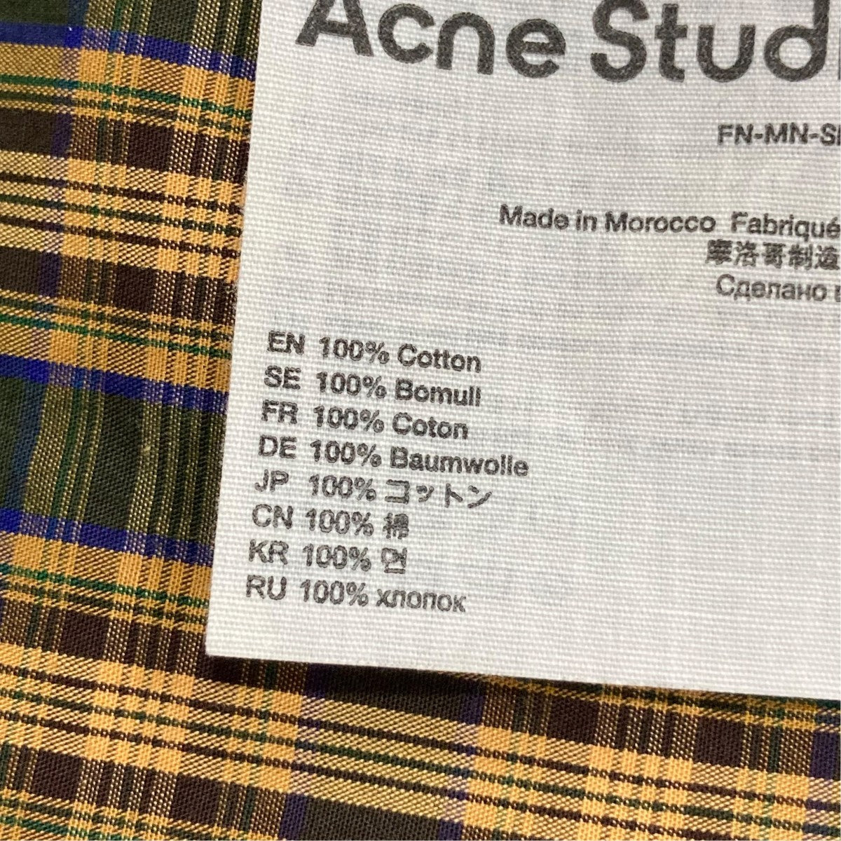 半袖シャツFNMNSHIR000719