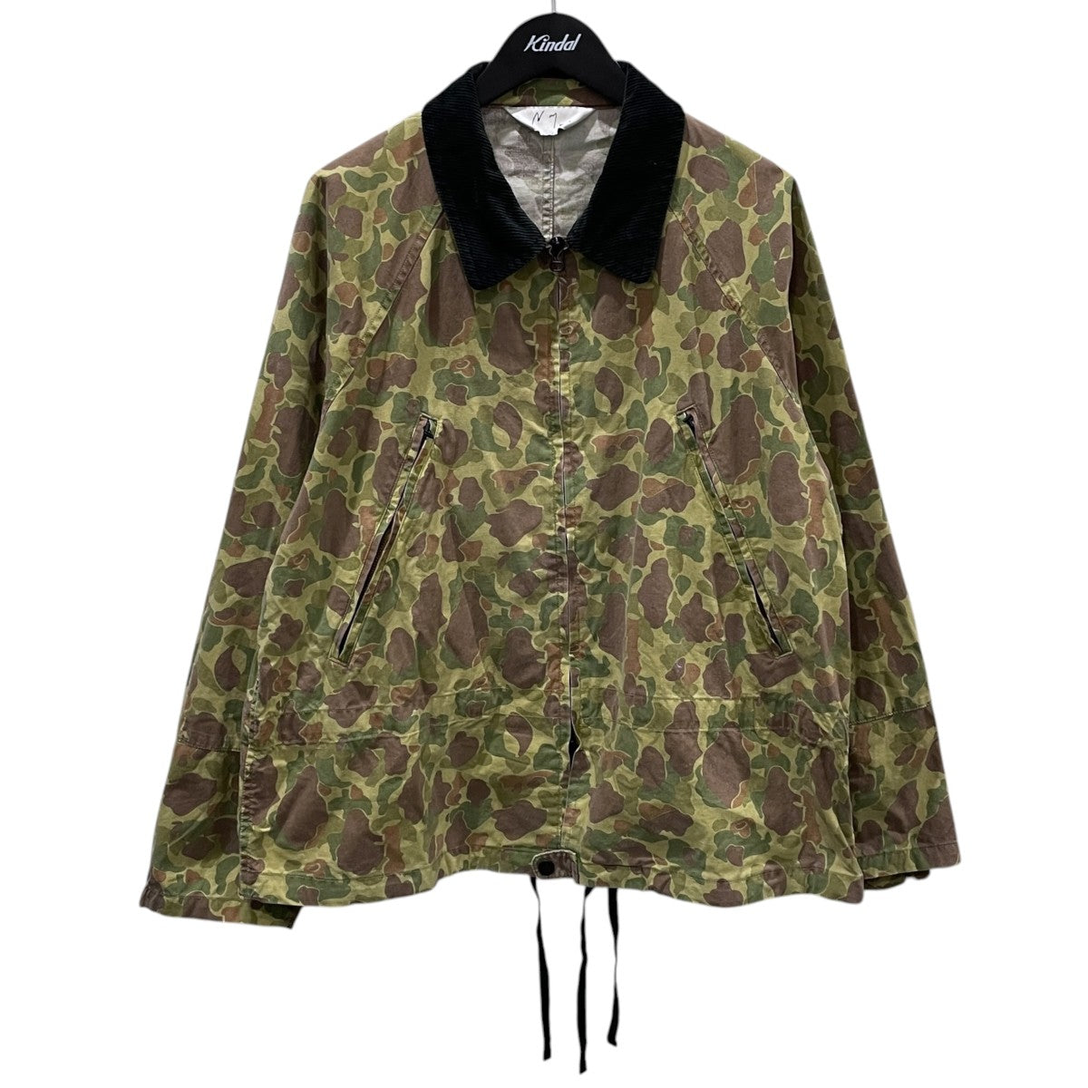 26SS ダックハンターカモ柄ジャケット CAMO ZIPUP JACKET カモ ジップアップ ジャケット ANC-JK83-DH