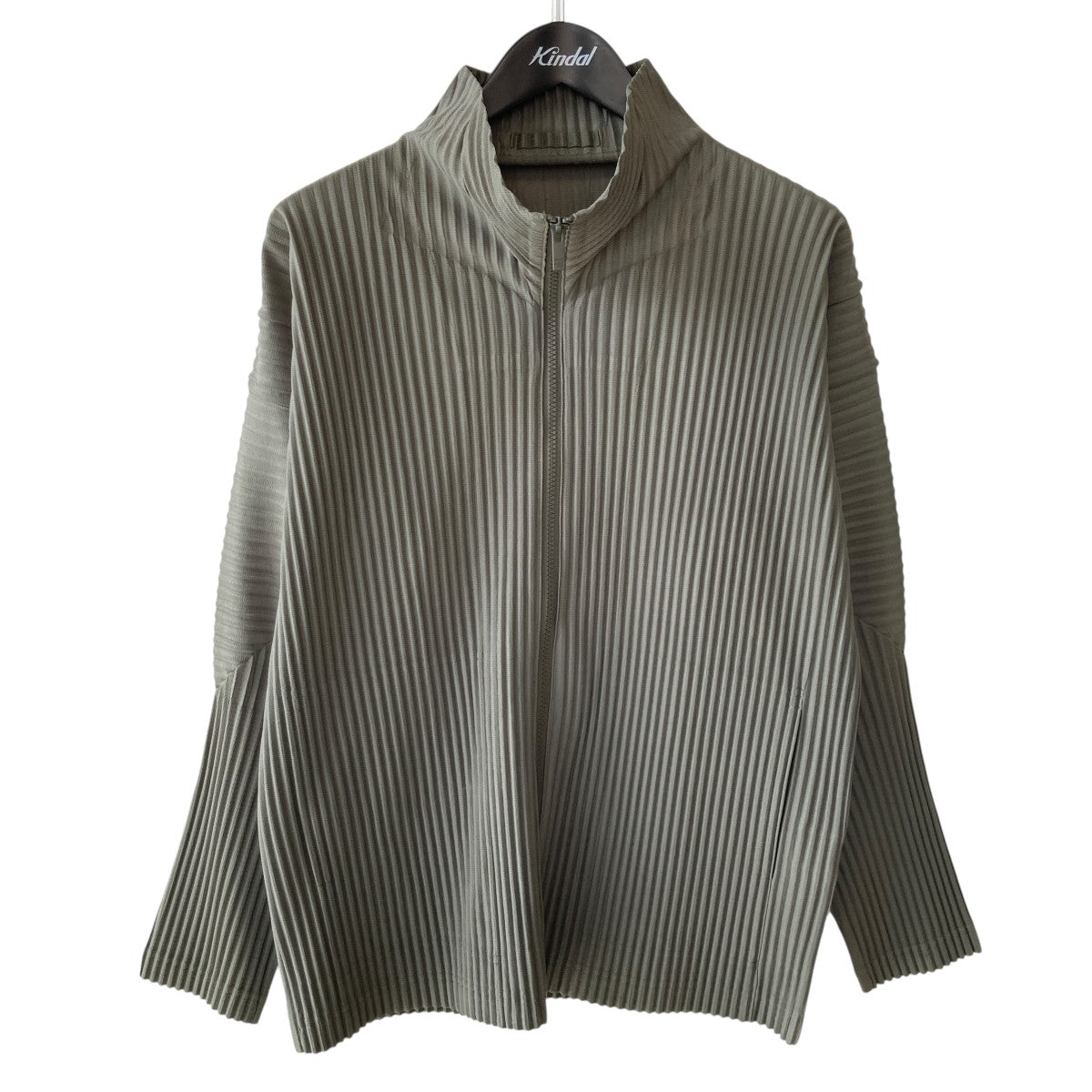 ジップアップ プリーツシャツHP41JL180