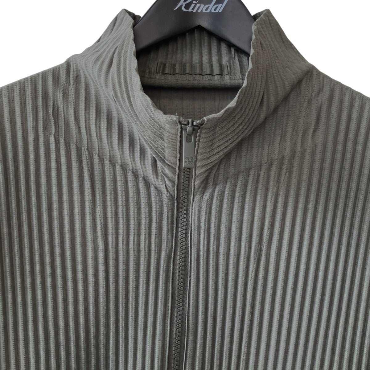 ジップアップ プリーツシャツHP41JL180