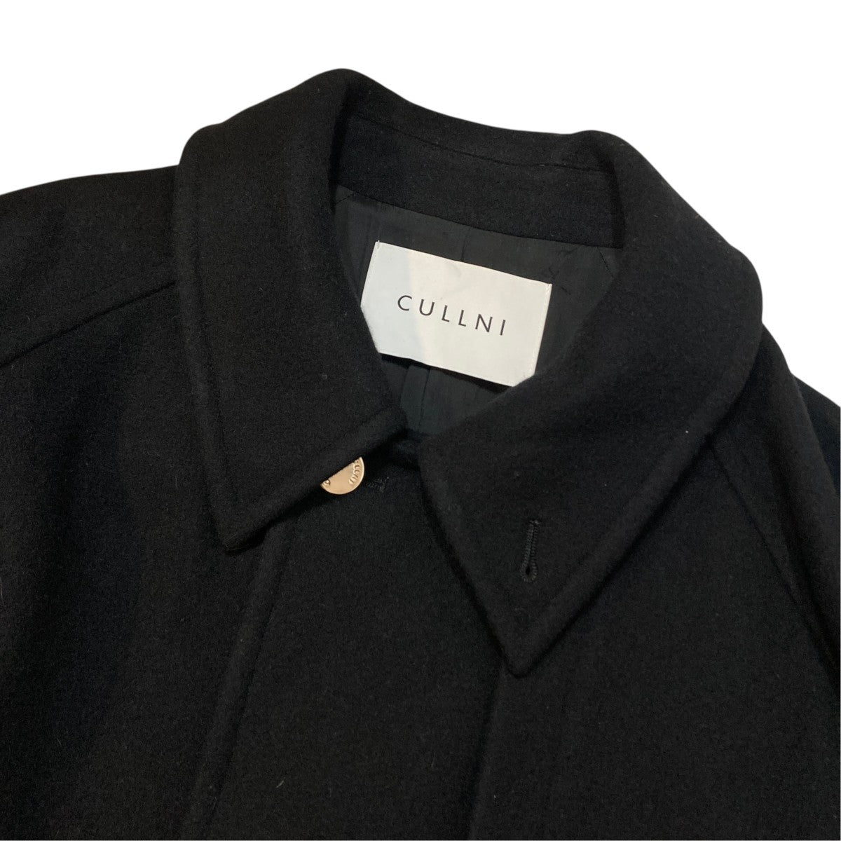 CULLNI(クルニ) Soutien Collar Tie Locken coatタイロッケンコートCU
