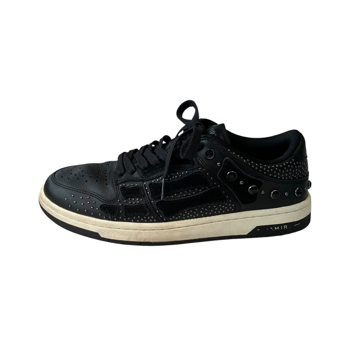 AMIRI Skel-Top Low Crystal StuddedスニーカーAMFOSR1170-001 古着・中古-2枚目のアイテム画像