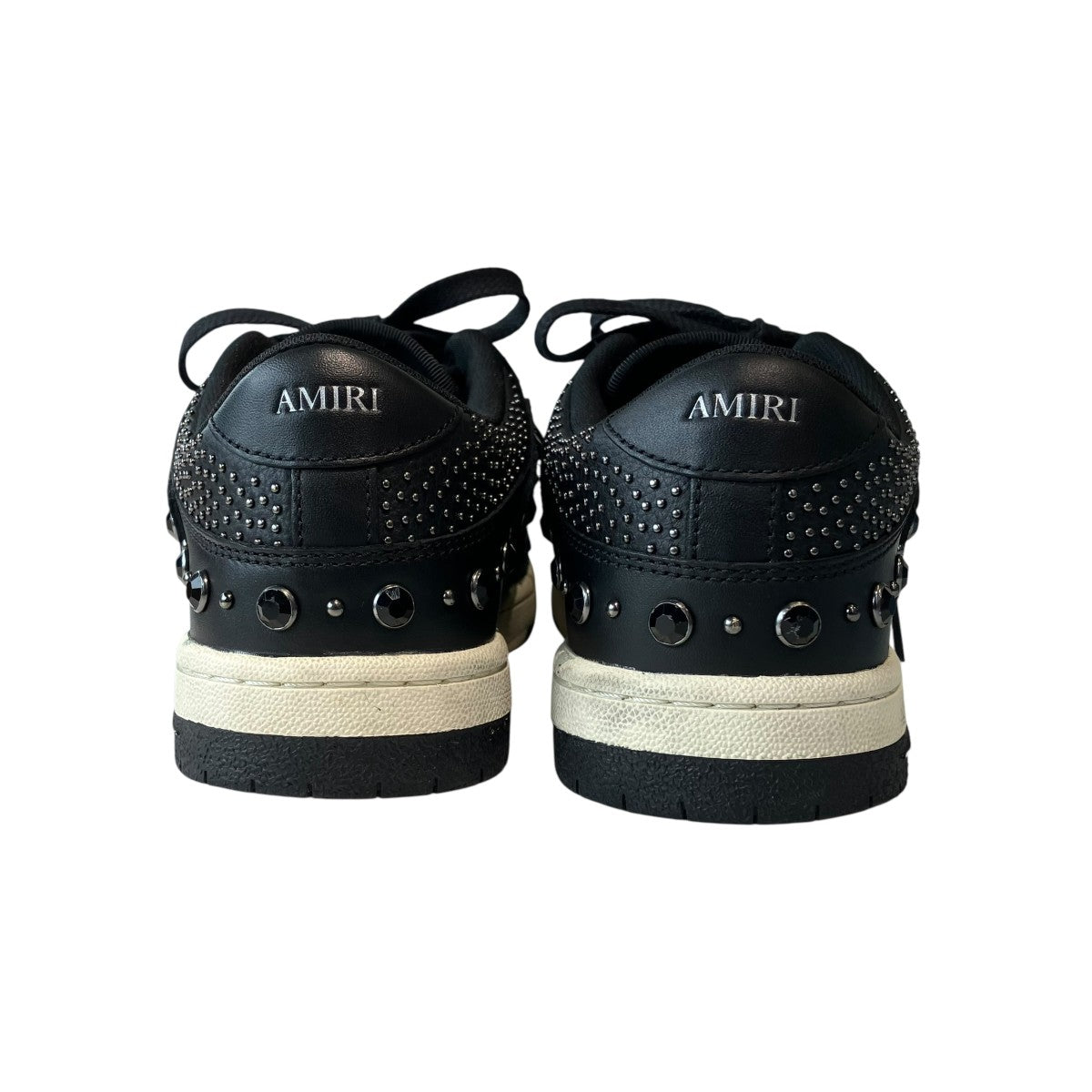 AMIRI Skel-Top Low Crystal StuddedスニーカーAMFOSR1170-001 古着・中古-4枚目のアイテム画像