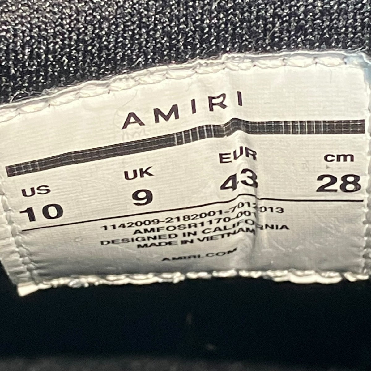 AMIRI Skel-Top Low Crystal StuddedスニーカーAMFOSR1170-001 古着・中古-6枚目のアイテム画像