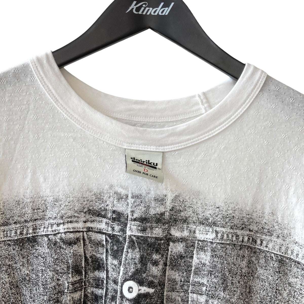 Matt Transfer Print Fancy Dobby H-S Tag TeeTシャツ26SS C7