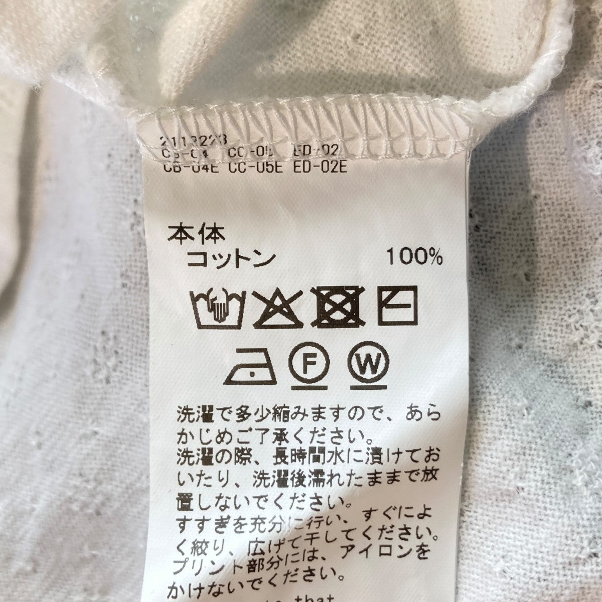 Matt Transfer Print Fancy Dobby H-S Tag TeeTシャツ26SS C7