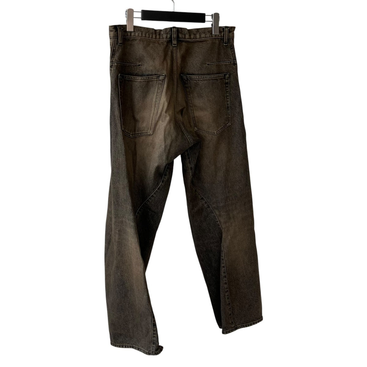 3D Twisted Wide Leg JeansデニムパンツNF242P04D