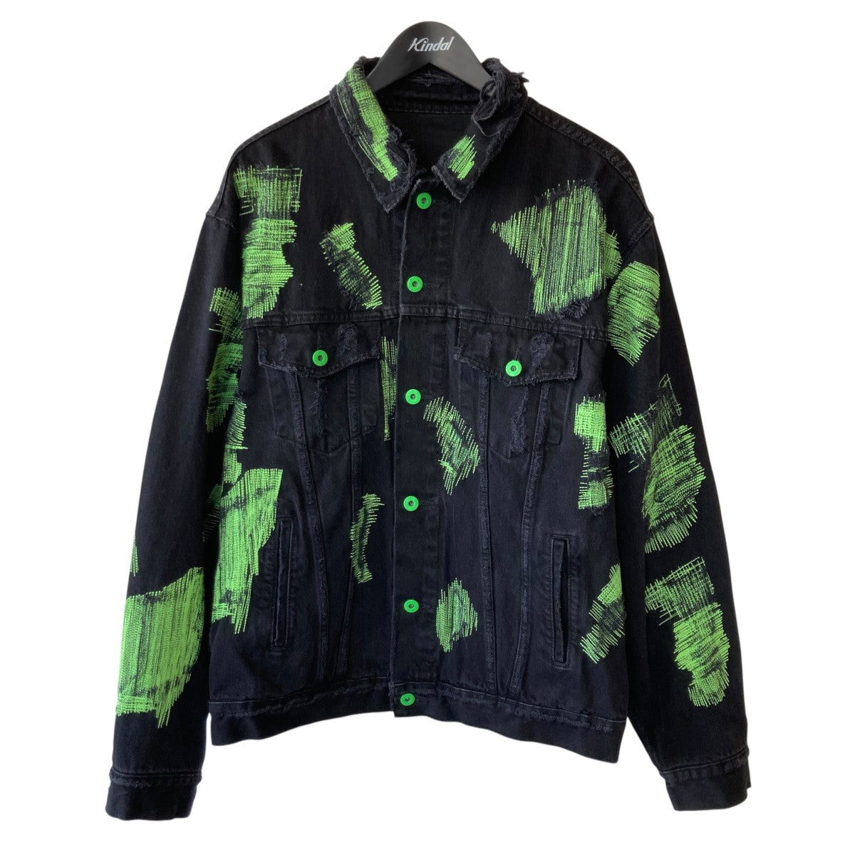 Endless Denim VLONE boro denim jacketデニムジャケット 古着・中古-1枚目のアイテム画像