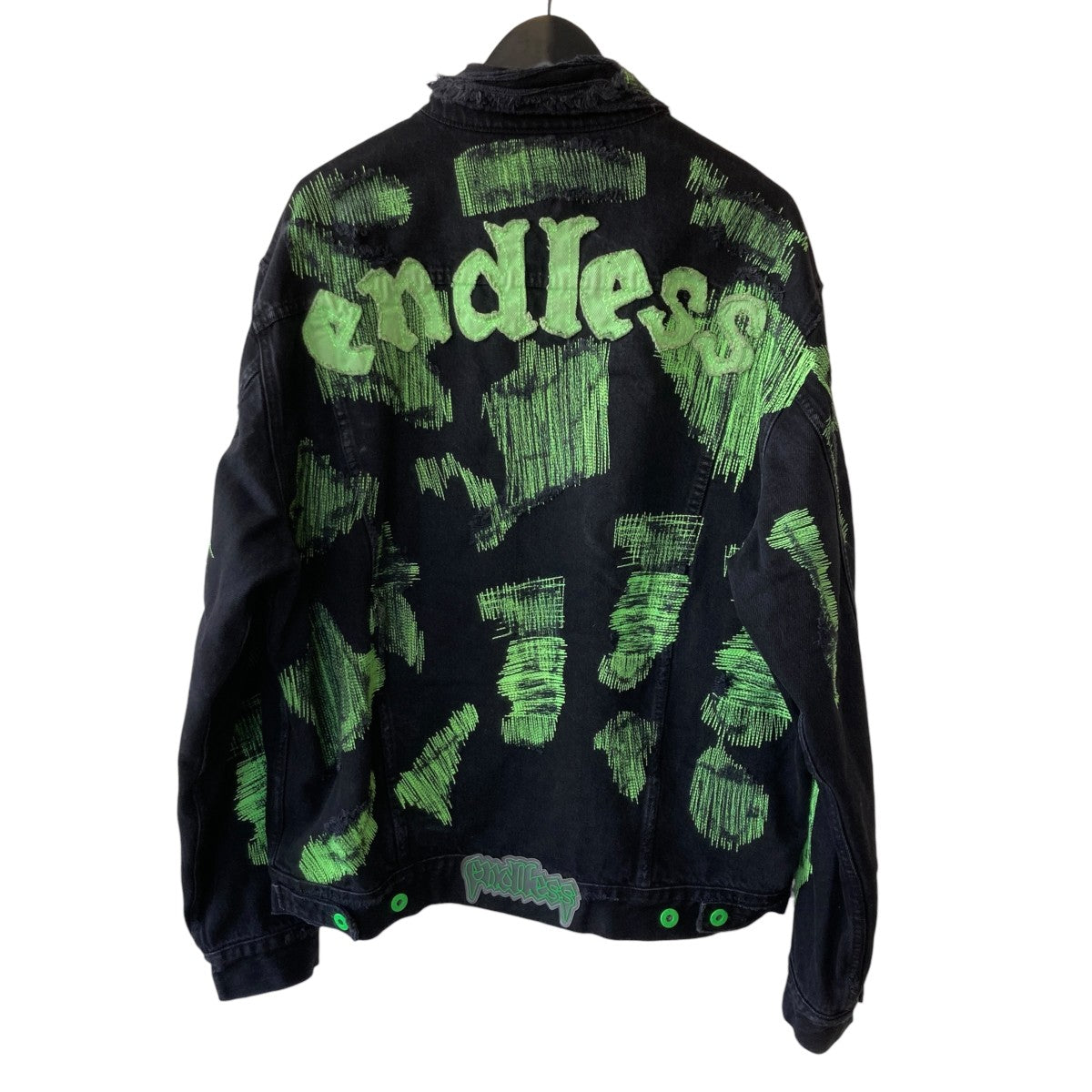 Endless Denim VLONE boro denim jacketデニムジャケット 古着・中古-3枚目のアイテム画像